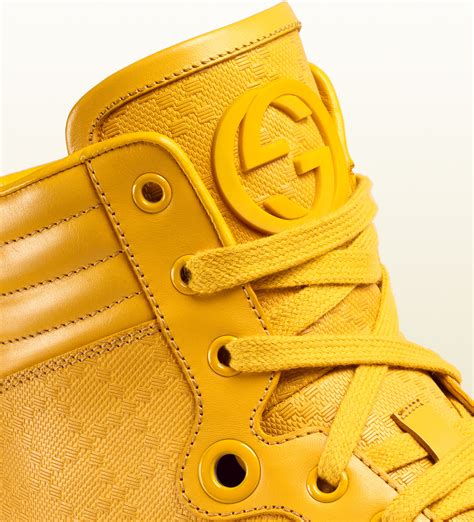 mens gucci shoes yellow|Gucci yellow jacket.